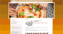 Desktop Screenshot of fratello-pizzeria.com